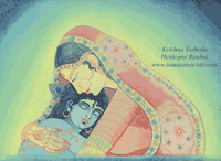 Click for a larger image of Krishna and Yashoda