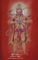 Click for a larger image of this Hanuman painting